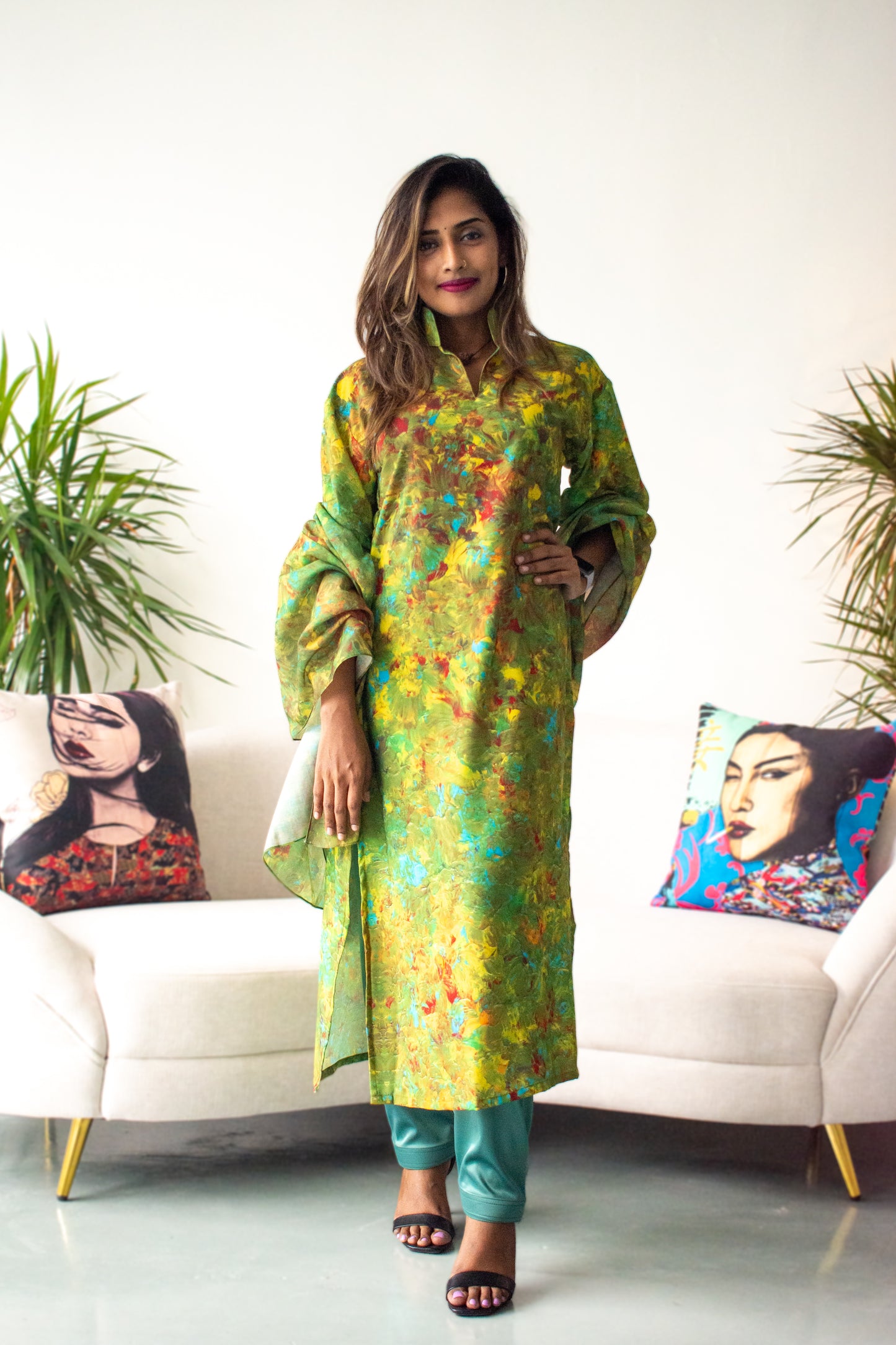 Luminous Whirl Agony Kameez