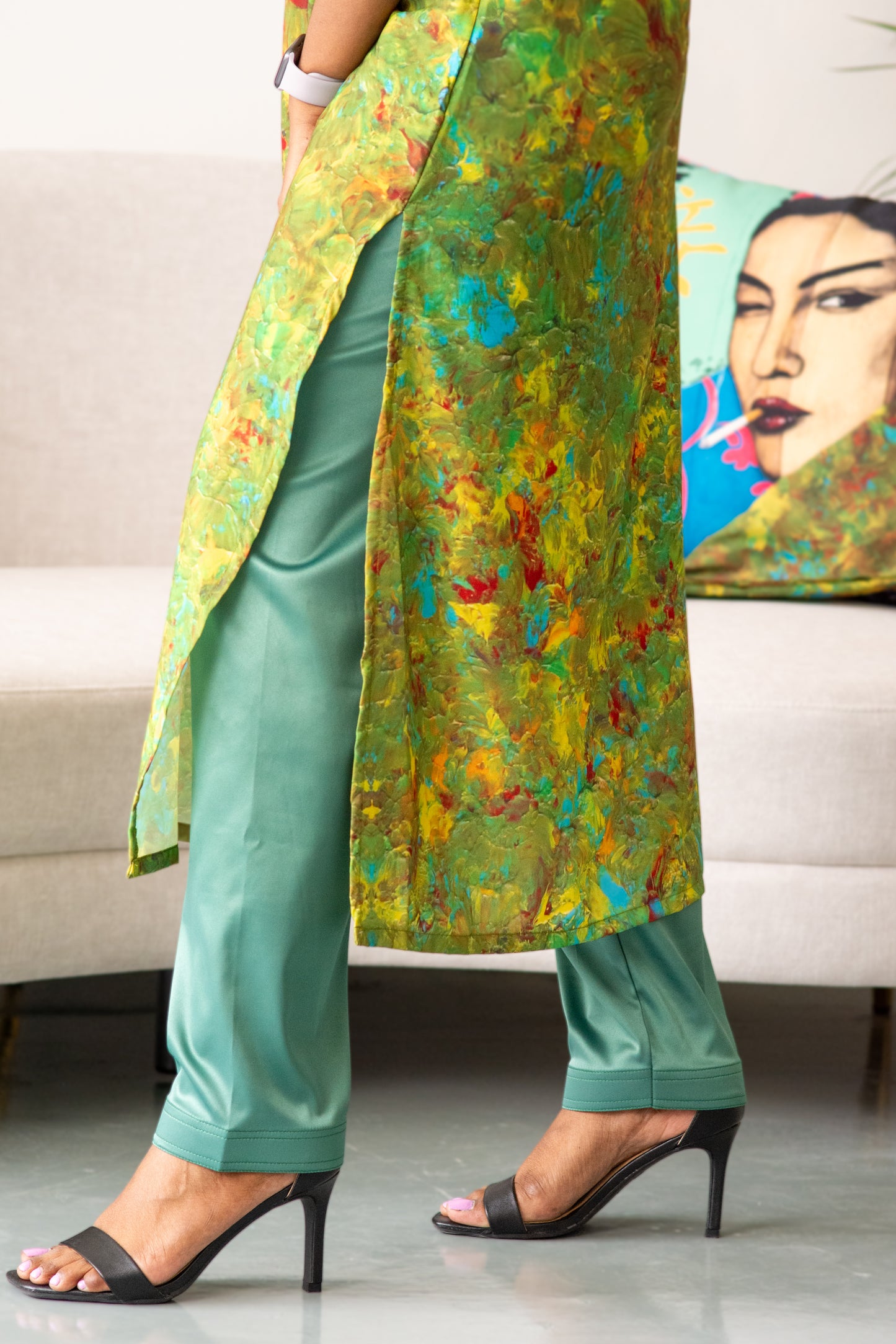Luminous Whirl Agony Kameez