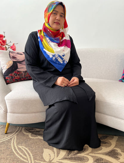 Not Pua Kumbu “Tudung Bawal”