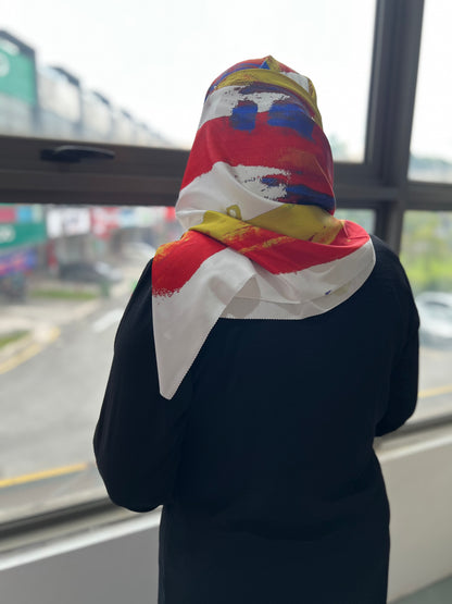 Not Pua Kumbu “Tudung Bawal”